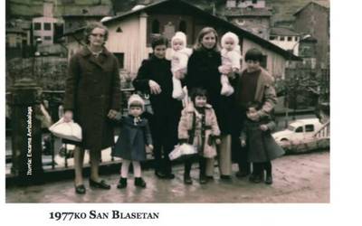San Blas eguna argazki zaharretan
