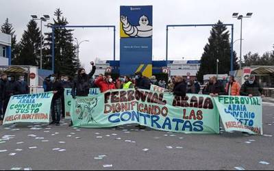 Greba mugagabea hasi dute Ferrovial Araian, urtebete hitzarmenik gabe eman ondoren