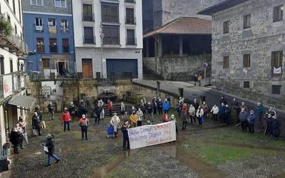 Zapatuan, pentsioen aldeko manifestazioa