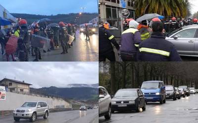 Piketeak eta kotxe karabanak egin dituzte Tubacexeko langileek bigarren greba egunean