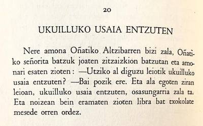 Usaina entzun