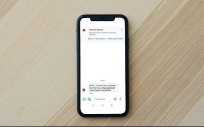 "Zure bidalketa iristear dago, arakatu hemen" dioten spam mezuak areagotzen