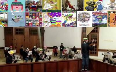 Aratuste doinuak Leizarra musika eskolako bandaren eskutik