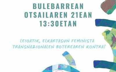 Leioan Emakumeen Mundu Martxagaz elkartasuna adierazteko ekintza egingo dute domekan