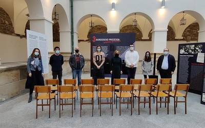 Burgoseko epaiketari buruzko erakusketa inauguratu dute Kulturaten
