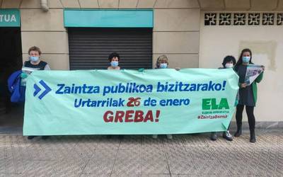 Grebara deitu dituzte haur eskoletako eta adineko egoitzetako langileak