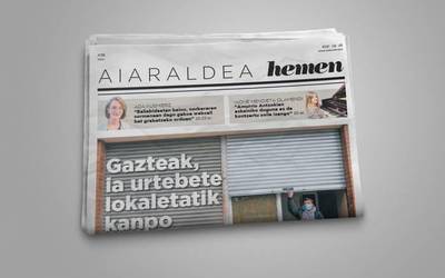 Gazteen lokalen egoera, Aiaraldea Hemen hamabostekariaren zenbaki berrian