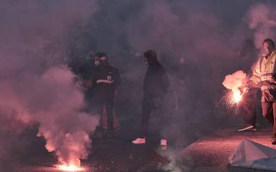 Tubacexeko langileek protesta, 19 argazkitan