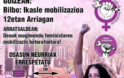 Mobilizazioak antolatu dira Bilbon M8ari begira