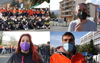 Envases eta Tubos Reunidoseko langileen elkartasuna eta babesa jaso dute Tubacexeko grebalariek
