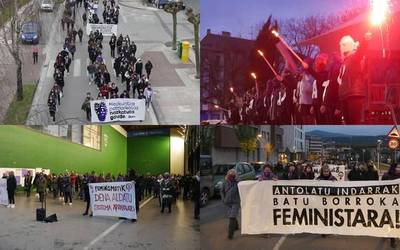 Plaza eta kaleak hartu dituzte berriro eskualdeko emakumeek