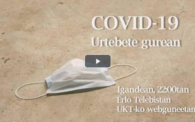 'COVID-19. Urtebete gurean' saio berezia, igande gauean Maxixatzen.eus-en ikusgai