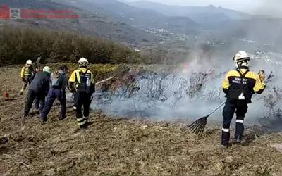 Baztanen, Larrakaitz inguruan, ote eta sasi erretzeak egin dituzte aste honetan