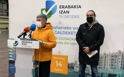 6.680 herritarrek trenbidearen proiektua geldiaraztearen aldeko botoa eman dute
