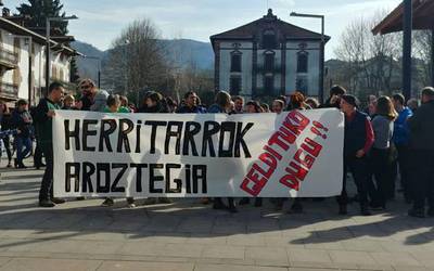'Aroztegia gelditu' aldarrikatzeko agerraldia eginen dute asteartean Elizondon