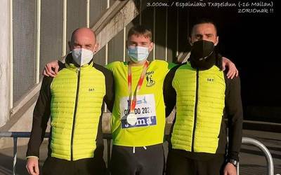 Martin Iriondok irabazi du Espainiako txapela atletismoko 3.000 metrotan