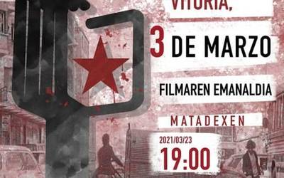 'Gasteiz, 1976ko martxoak 3' filmaren emanaldia, Matadeixen