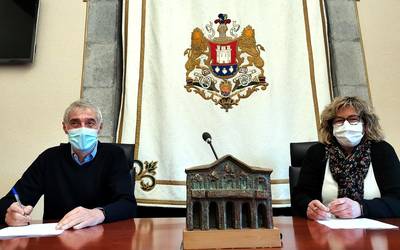 Elgoibarko Udalak eta Elgoibarko Izarra elkarteak 2021erako lankidetza hitzarmena sinatu dute