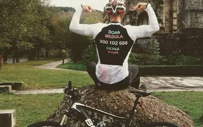 Mauri Imazek urte erdi darama Urkiola egunero bizikletan igotzen