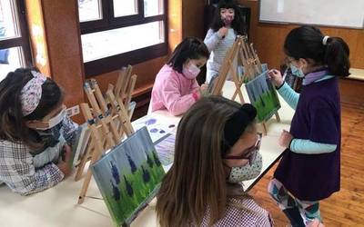 Pintura tailerra emanen dute apirilaren 6an eta 7an Zubietan