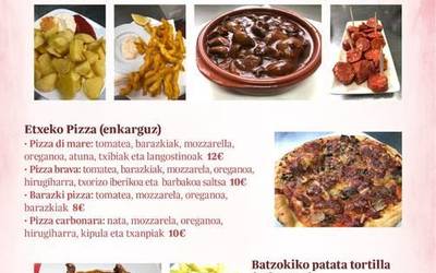 Batzoki jatetxeak etxera eroateko janari-zerbitzua jarri du martxan