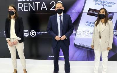 'Online' bideen hedapenari heldu dio aurten ere 2020. urteko errenta kanpainak