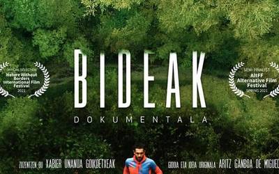 'Bideak' dokumentala aurkeztuko dute apirilaren 3an Donezteben