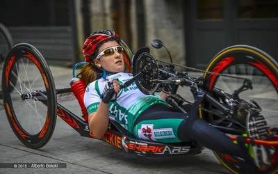 Arrastoa utzi duten bi atleta