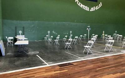 Plentziako Jai Alai frontoia txertaketa-gunea izango da