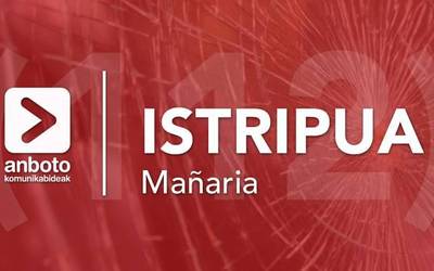 Auto batek errepidetik irten du Mañarian eta lagun bat ospitaleratu dute