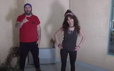 Zumba saioa eskaini du Izaskun Del Cerrok 'Konekta zaitez euskaraz!' dinamikaren barruan