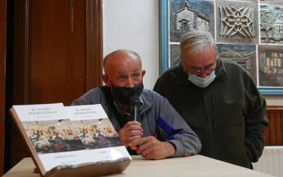 Juan Antonio Alañari buruzko liburua aurkeztu zuten atzo Lantenoko eskolan