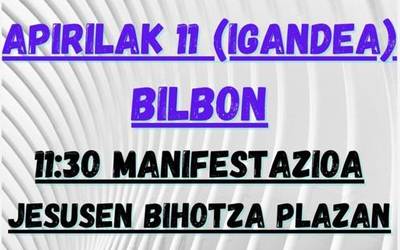 Tubacexeko langileak Bilbon mobilizatuko dira igandean