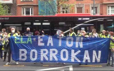 Eatoneko langileek adierazi dute ez dagoela lantegia ixteko arrazoi objektiborik