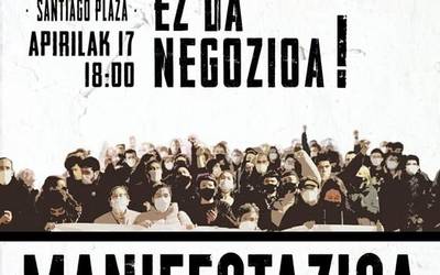 Espekulazioaren kontrako manifestazioa deitu du AZETek larunbatean