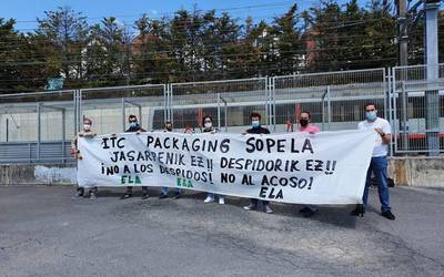 "Bidegabeko kaleratzea" salatu du ELA sindikatuak ITC Packaging enpresan