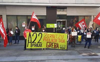 Sektore publiko osoko langileak grebara deituta daude ostegunean
