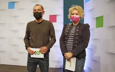 EH Bilduren mahai politikoak zuzendaritzarako proposatutako plantxan dago Larraitz Ugarte