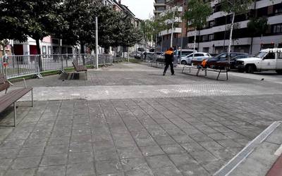 San Lazaro egoitzako egoilarrentzako gorde zuen gunea zabaldu du Udalak