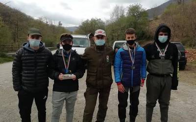 Orion elkarteko kideek emaitza ezinhobeak lortu dituzte Leitzarango arrantza txapelketan