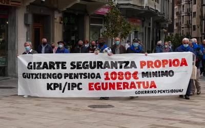 Goierriko Pentsiodunek Beasaingo 7 bankuetara eraman dituzte beraien kexu eta eskaerak