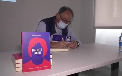 "Maldito Gorri" liburua aurkeztu zuen Agustin Galabidek bere jaioterrian