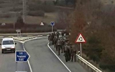 Militarrak Urbasa-Andiako bidean