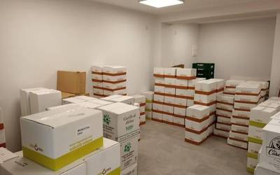 Errigorako olio eta kontserben banaketa, maiatzaren 5ean