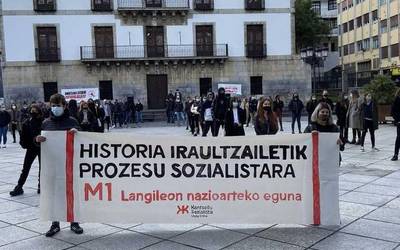 "Historia iraultzetik prozesu sozialistara" lelo hartuta mobilizatu dira, Urola Erdiko Kontseilu Sozialistak deituta