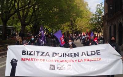 ESK, Steilas eta CGTk aldaketarako “borondate politiko falta” salatu uzten