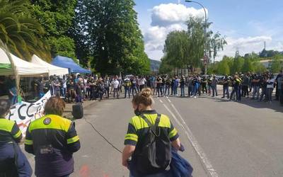 Elkartasuna nagusi gaur Tubacexeko piketean