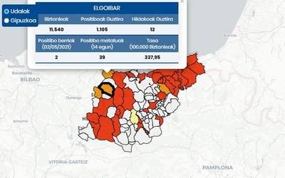 Positibo bana atzeman dituzte azken orduetan Mendaron eta Elgoibarren