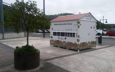 Birziklatze etxola jarri dute Orion