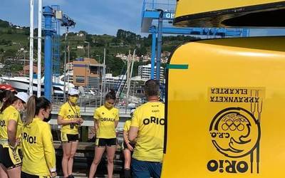 Orioko emakumezkoak bikain Hondarribiako trainerilla estropadan